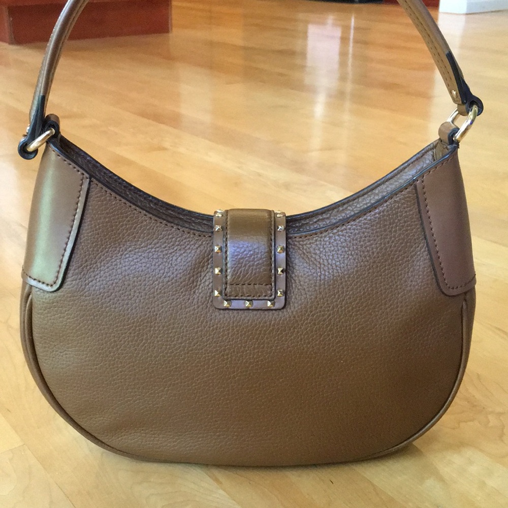 MICHAEL KORS | Pebbled Leather Lillian Shoulder Bag With Crossbody Strap - Picture 6 of 13